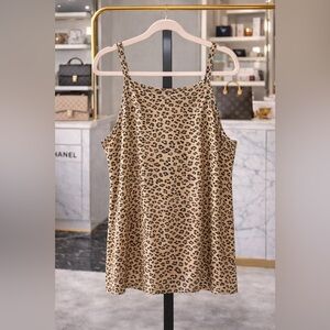 Ulla Johnson Sidney Cami Leopard Print Tank Top M NWT
